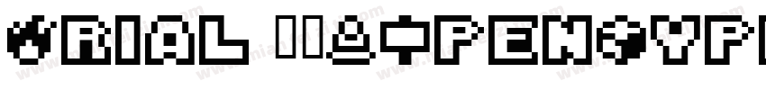 Arial 常规(OpenType   TrueType) (Vers字体转换